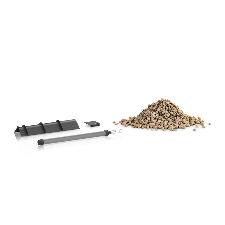 Lechuza pièce de rechange kit d'arrosage pour CUBICO 50 (contenu pour 1 bac), noir