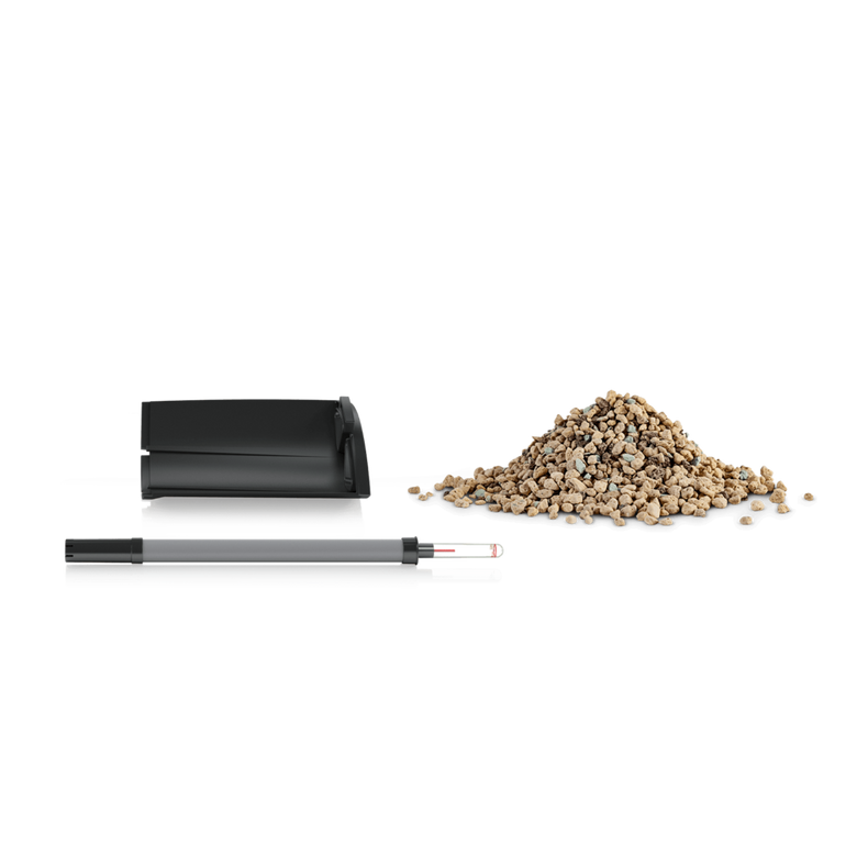 Lechuza pièce de rechange kit d'arrosage pour CLASSICO LS 21 (contenu pour 1 bac), noir