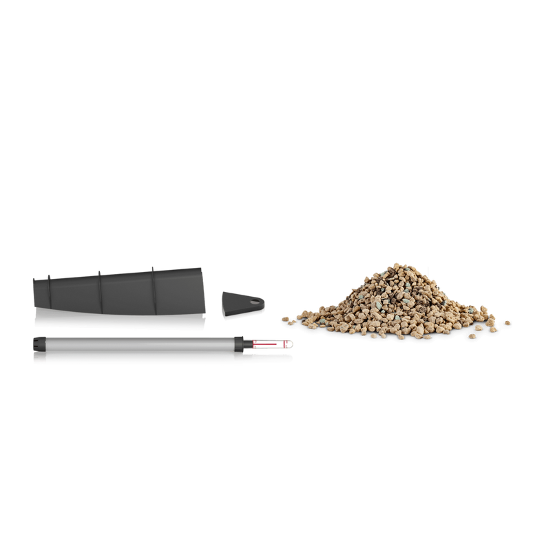 Lechuza pièce de rechange kit d'arrosage pour CLASSICO 35 (contenu pour 1 bac), noir