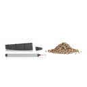 Lechuza pièce de rechange kit d'arrosage pour CLASSICO 35 (contenu pour 1 bac), noir