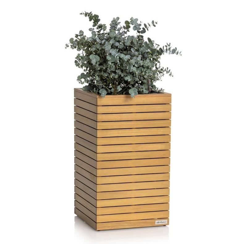 Lechuza PALO Natural Wood 45 high - set complet FSC® 100% bois d'eucalyptus