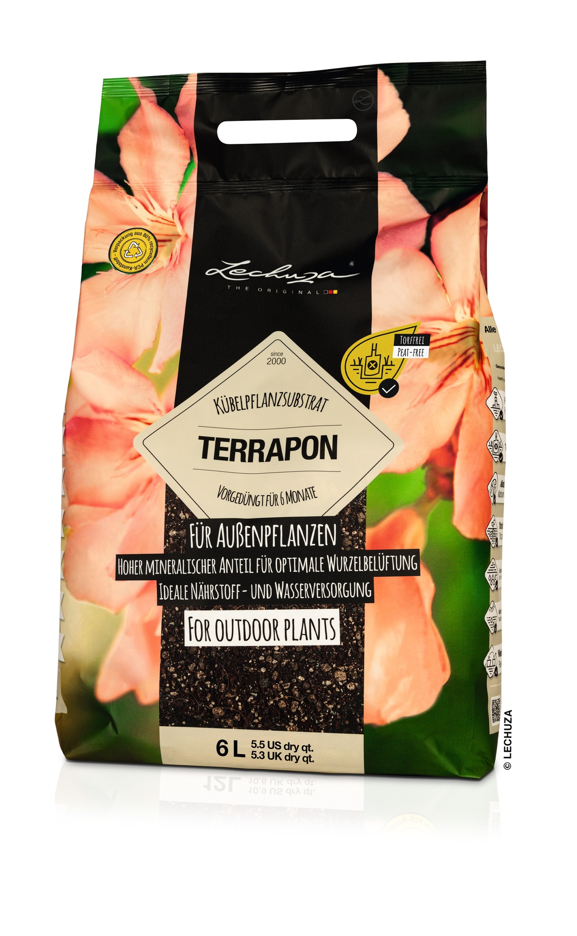 [L-19571] Lechuza Substrat pour plantes TERRAPON 6 litres 